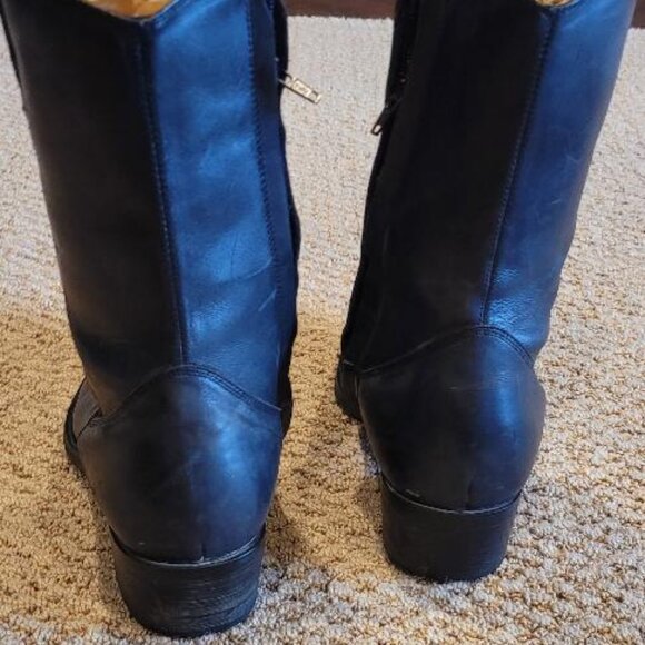 Great Steve Madden mens side zip Custer Cowboy boots - Picture 3 of 9